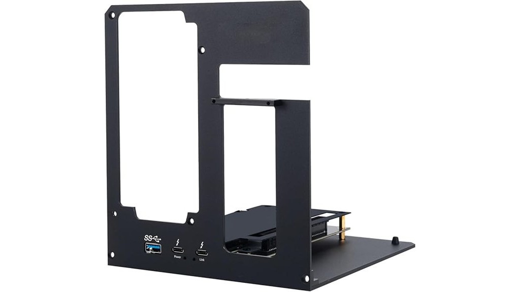 thunderbolt powered egpu docking enclosure