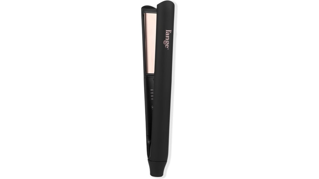 titanium floating flat hair iron