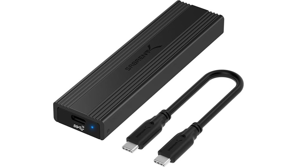 tool free m 2 ssd enclosure
