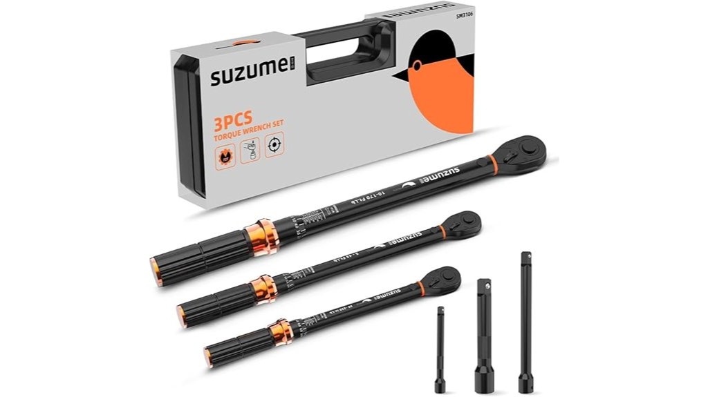 torque wrench set 3 piece