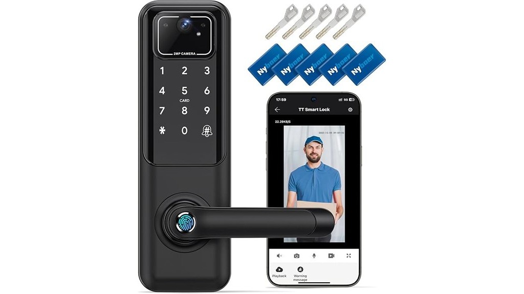 touchless smart secure home entrance