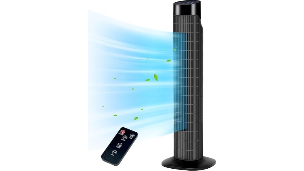 tower fan for bedroom