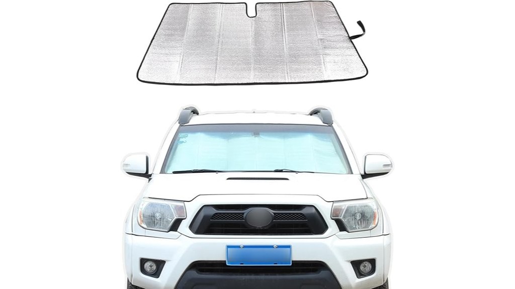toyota tacoma windshield sun shade