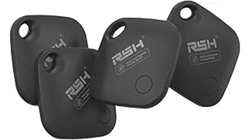 tracking android luggage tags four pack