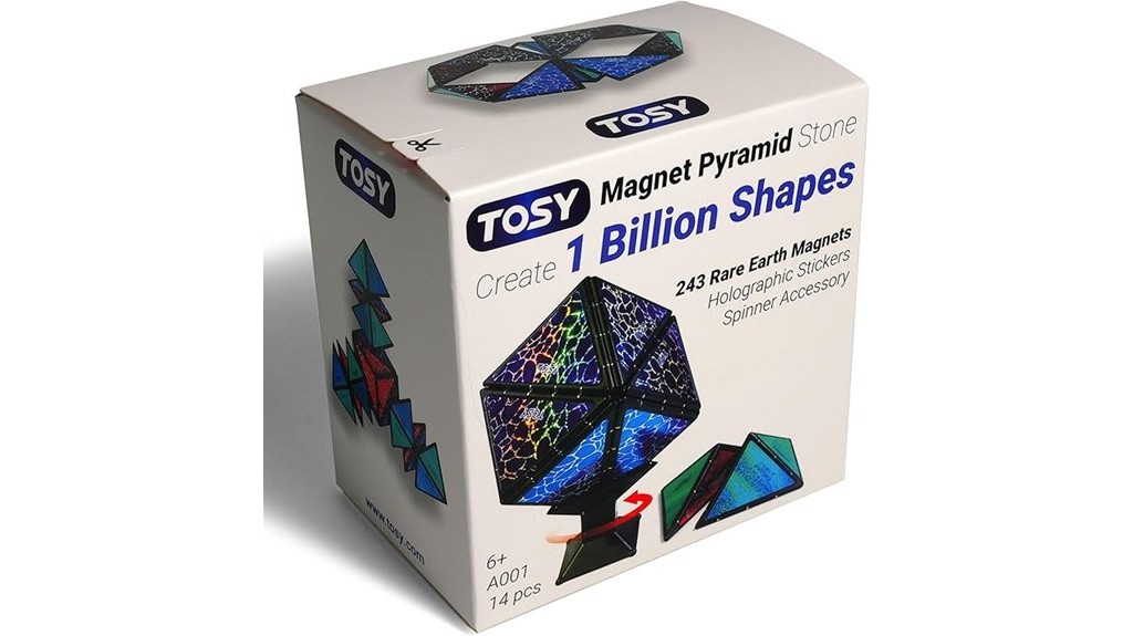 transforming magnet pyramid shapes