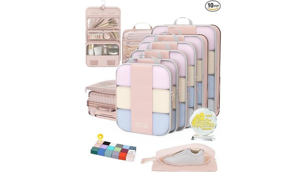 travel compression packing cubes