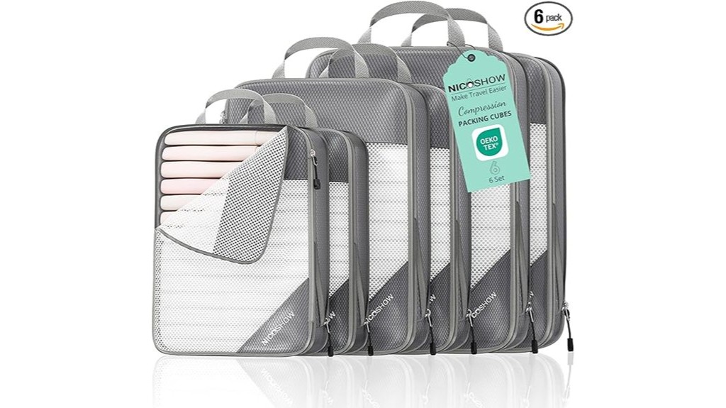 travel compression packing cubes