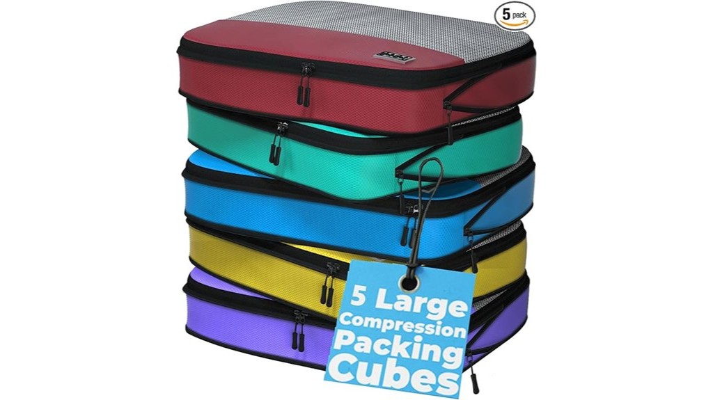 travel compression packing cubes