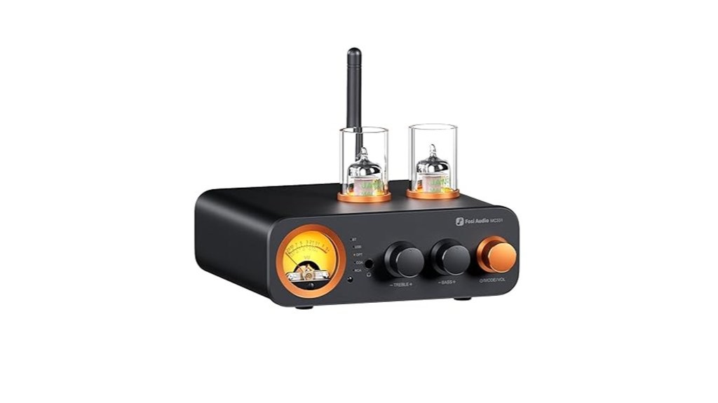 tube powered audio integration amplifier