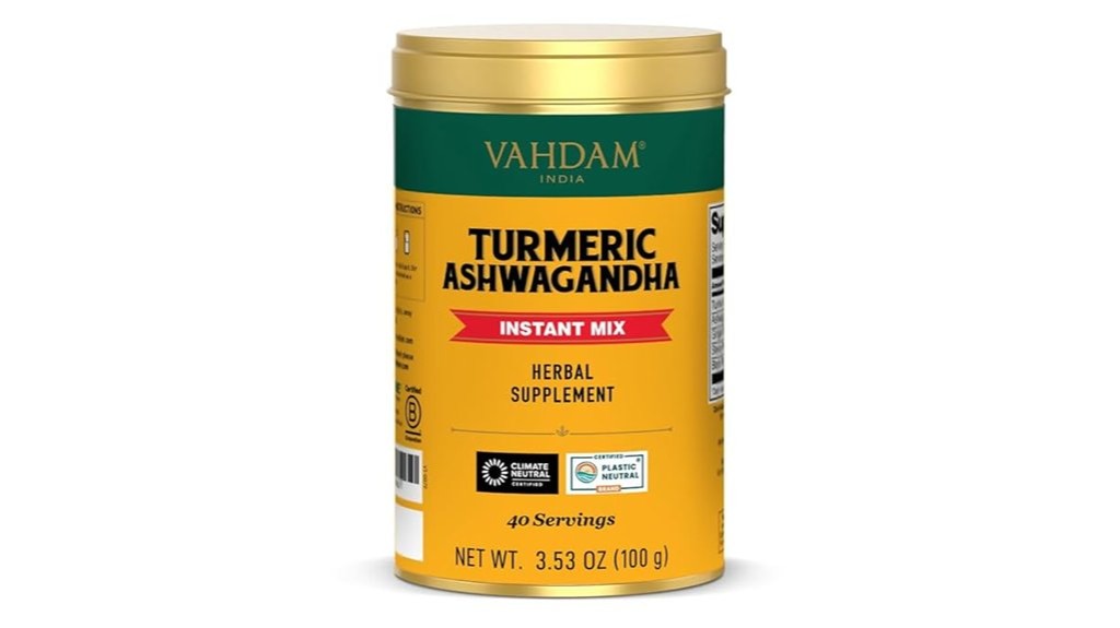 turmeric ashwagandha herbal supplement