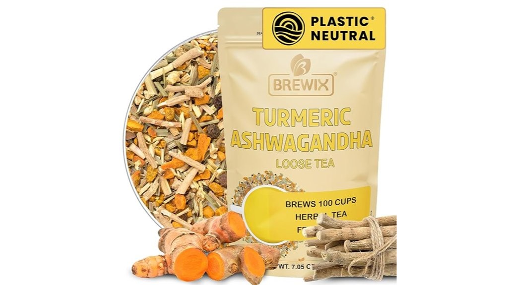 turmeric ashwagandha herbal tea blend