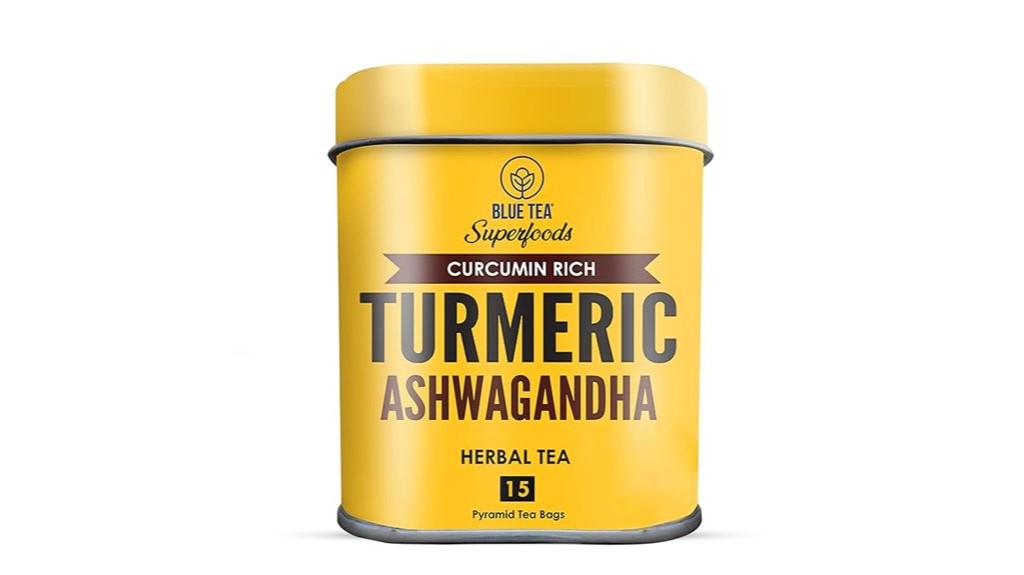 turmeric ashwagandha herbal tea blend