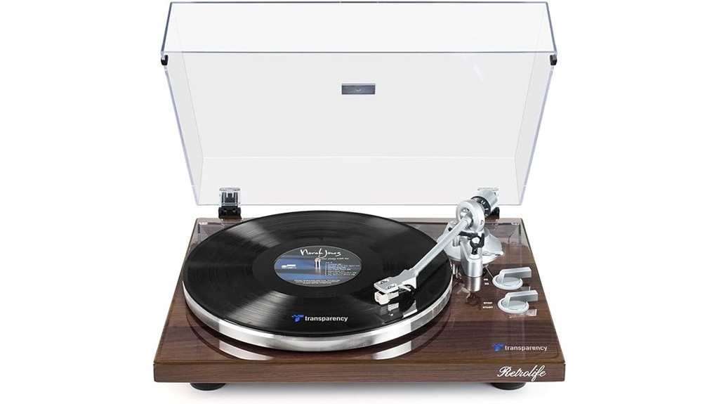 turntable with wireless music playback