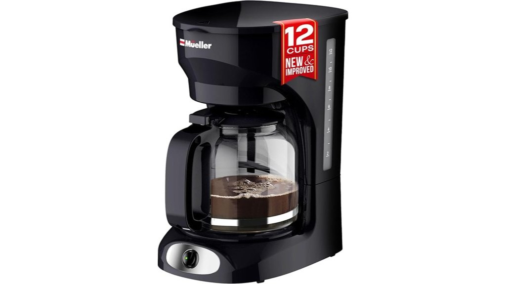 twelve cup coffee maker by mueller