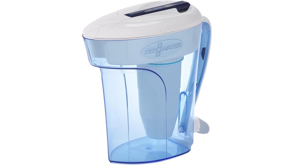 twelve cup water filtering pitcher
