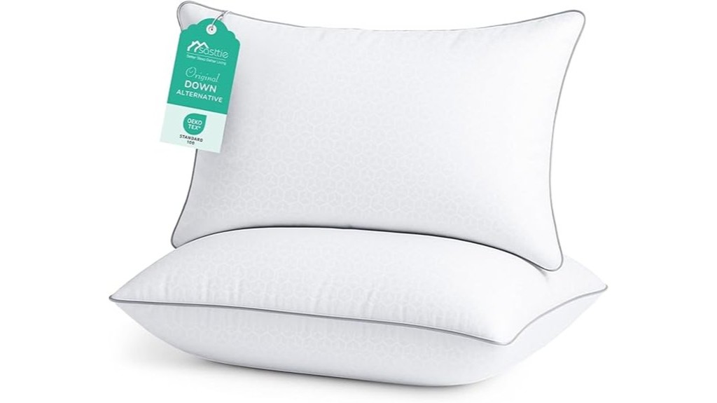 two sasttie queen pillows