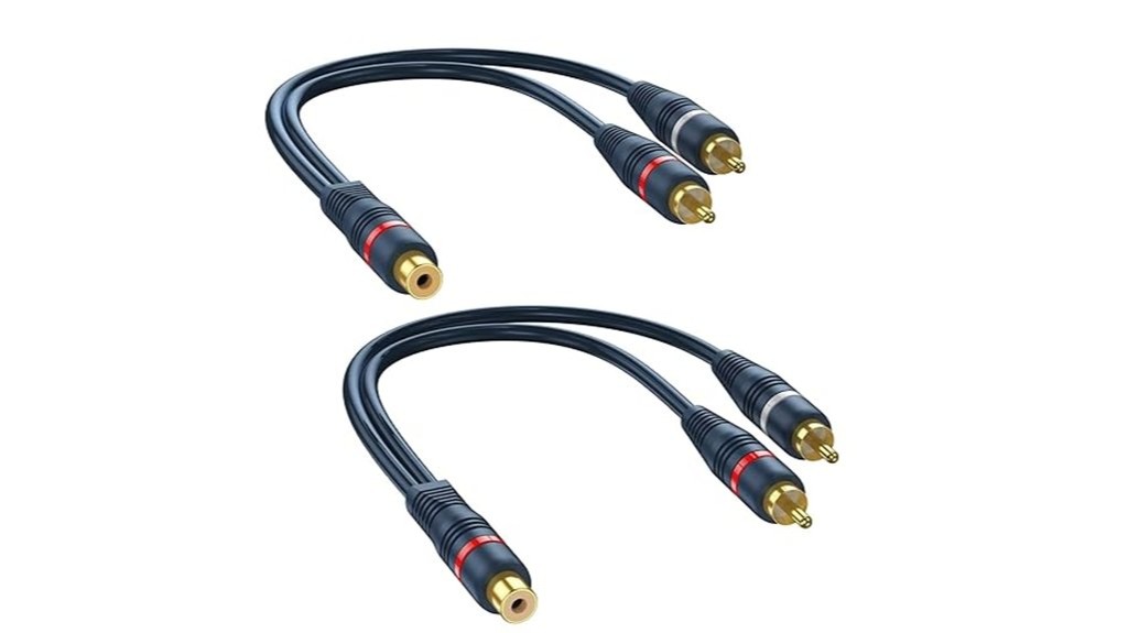 two way rca splitter