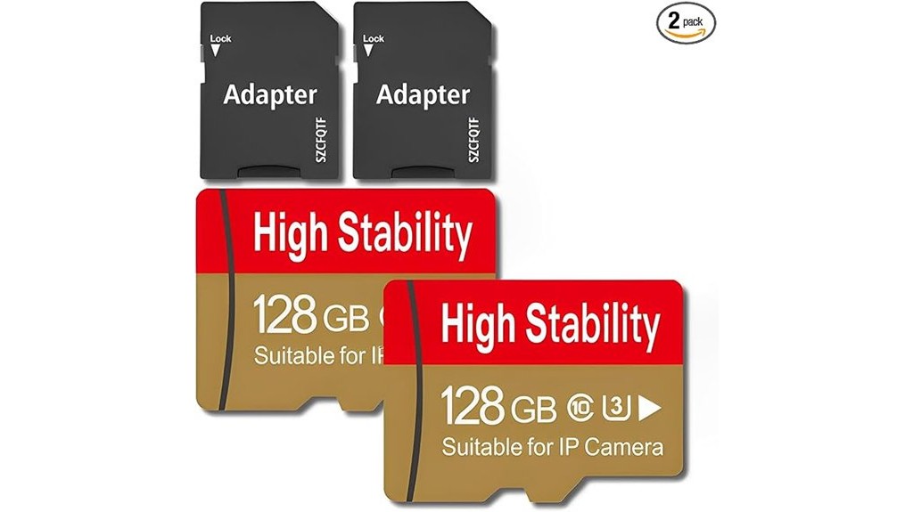 ultra fast high capacity dual microsd cards