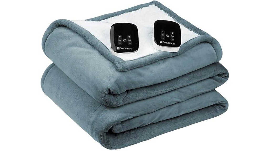 ultra soft plush heated blanket