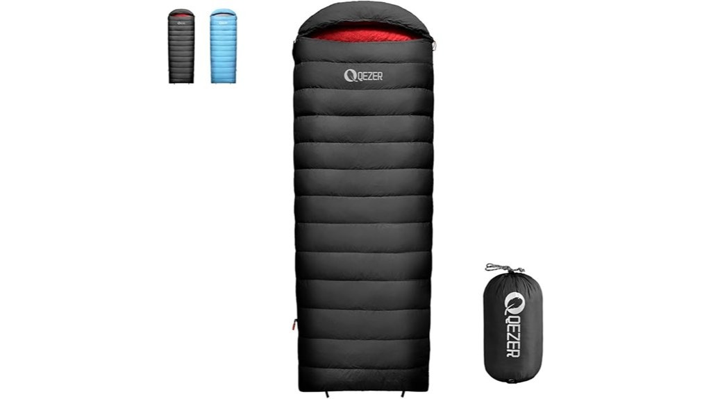 ultralight compact adult sized down sleeping bag