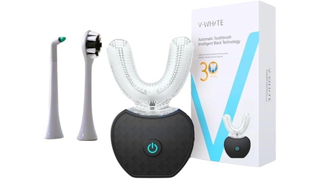 ultrasonic u shaped teeth whitening toothbrush