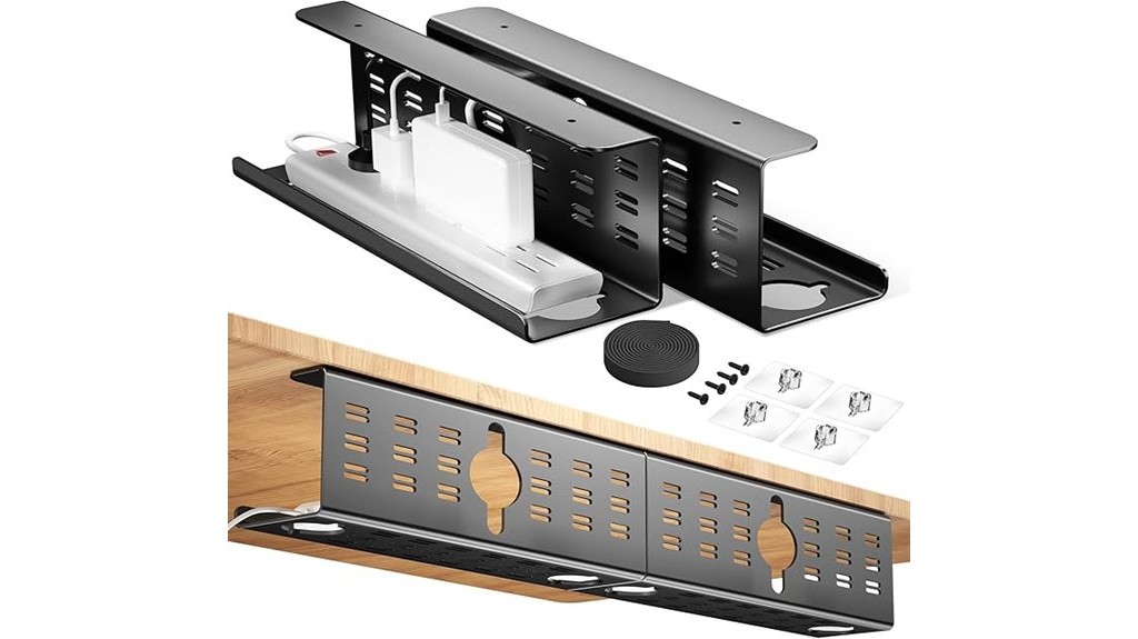 under desk cable organizer
