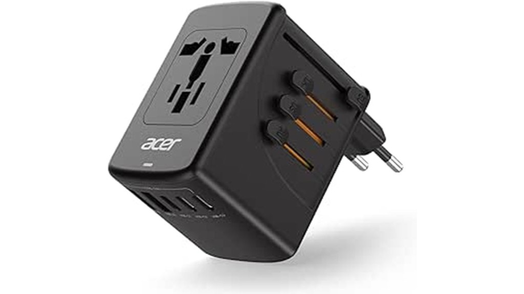 universal travel adapter with usb