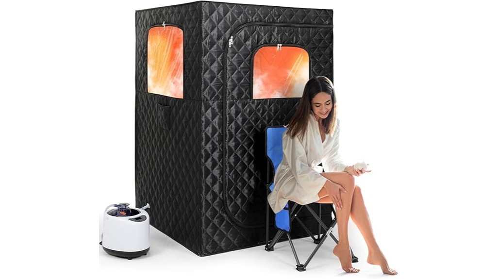upgraded portable home sauna