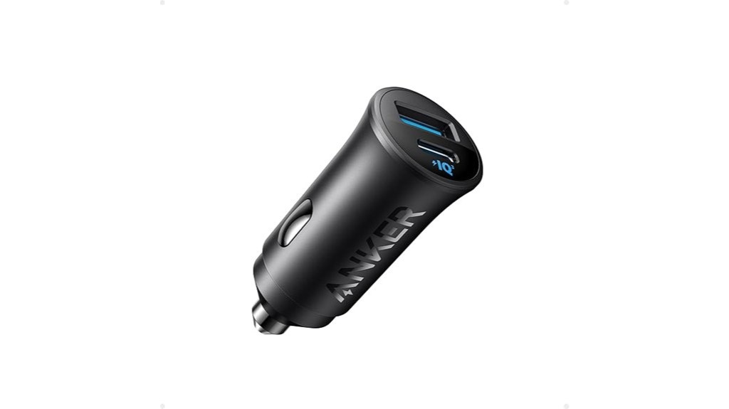 usb c car charger 30w dual port
