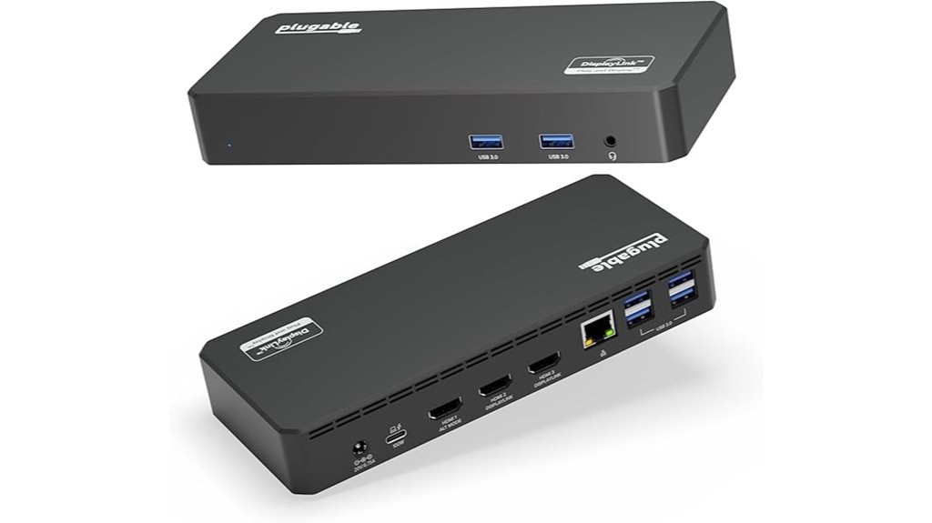 usb c triple display dock