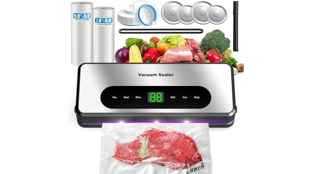 uv c sanitizing vacuum sealer