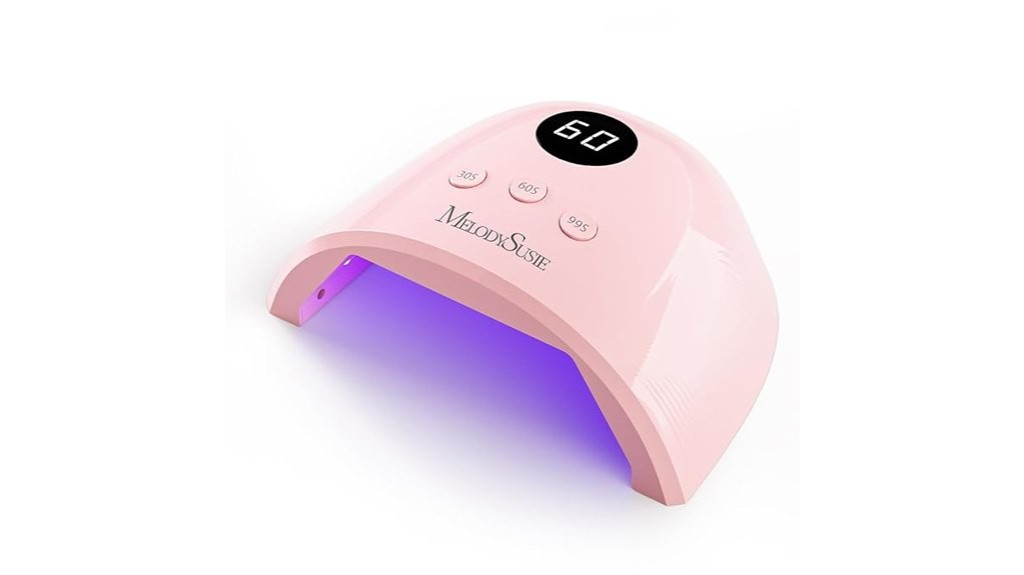 uv nail lamp pink