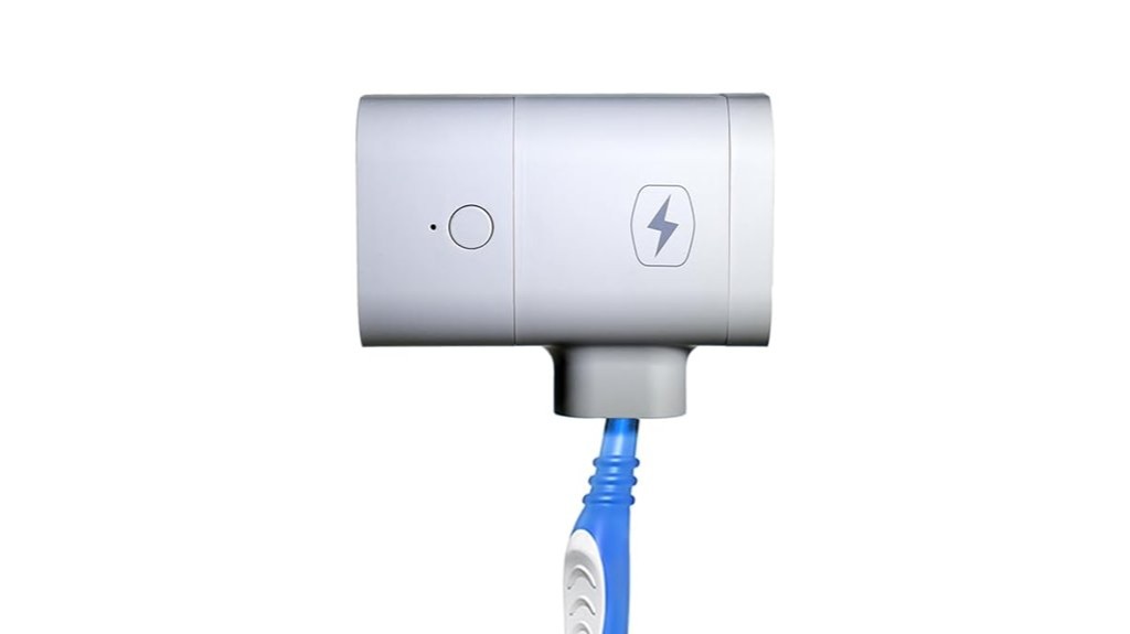 uv sanitized toothbrush drying station