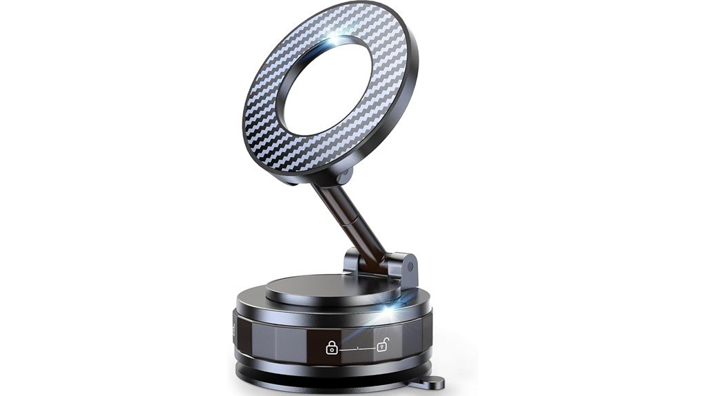 vacuum magnetic car phone holder