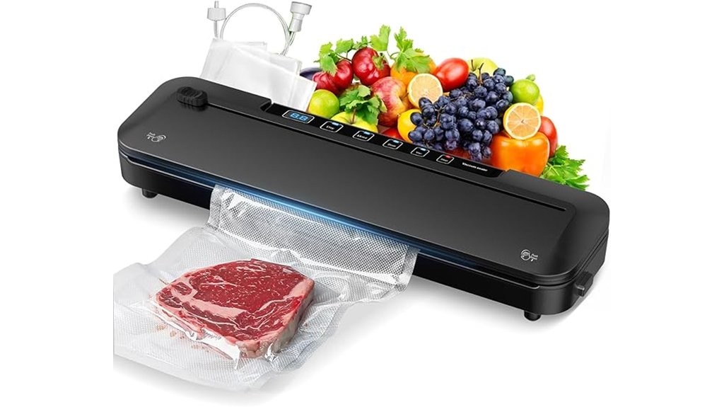 vacuum sealing food storage appliance