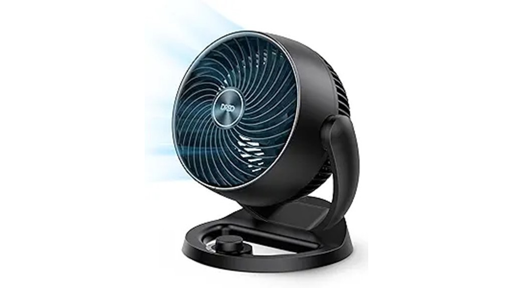 versatile 12 inch table fan