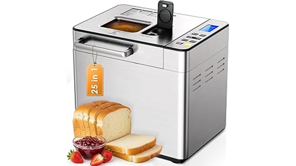 versatile 25 in 1 bread maker machine