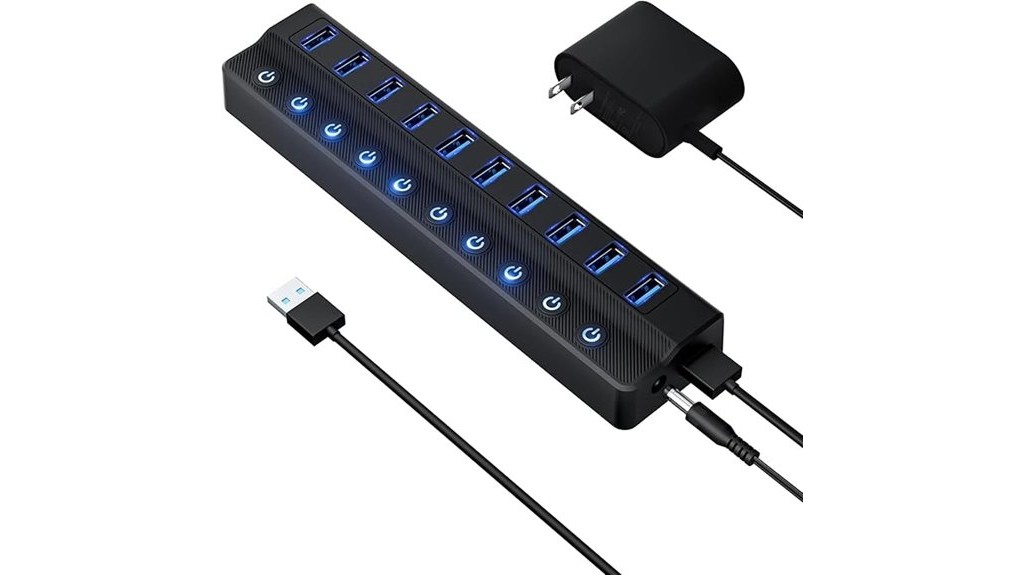versatile configurable usb power hub