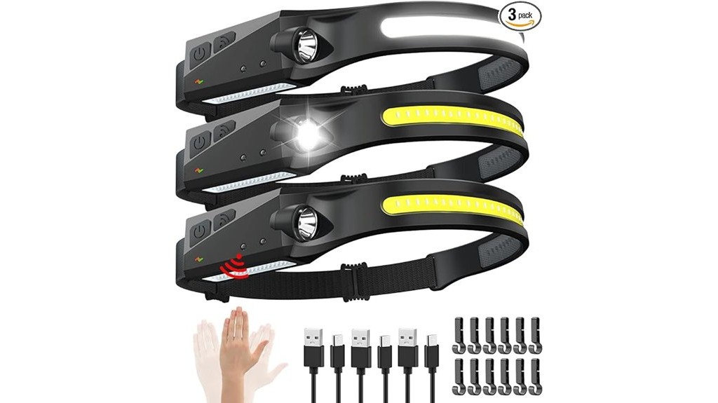 versatile rechargeable headlamps for outdoor activities