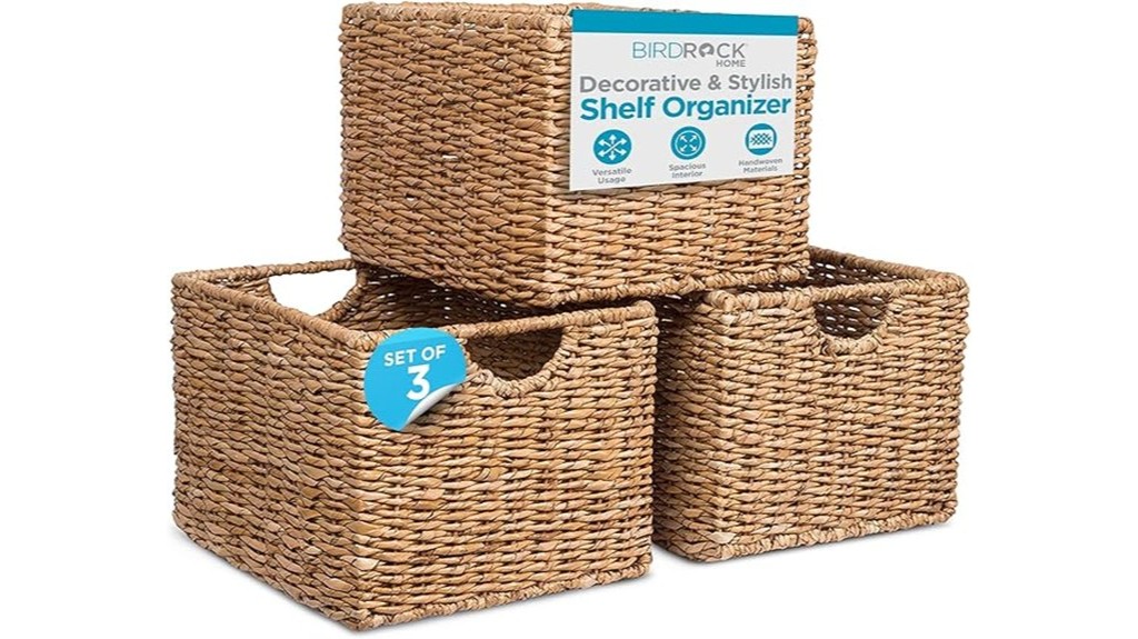 versatile storage baskets with handles