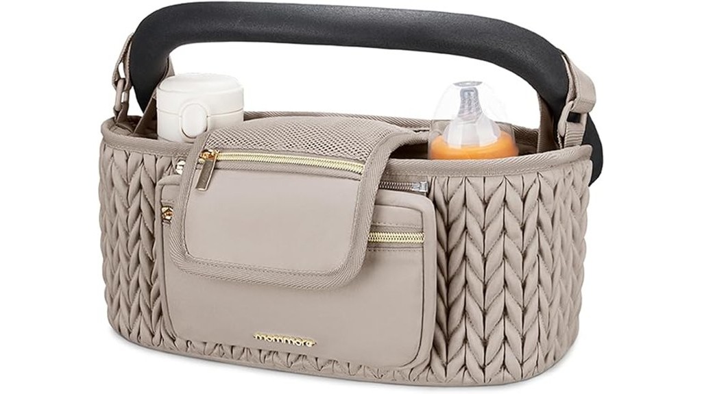 versatile stroller organizer with compartments