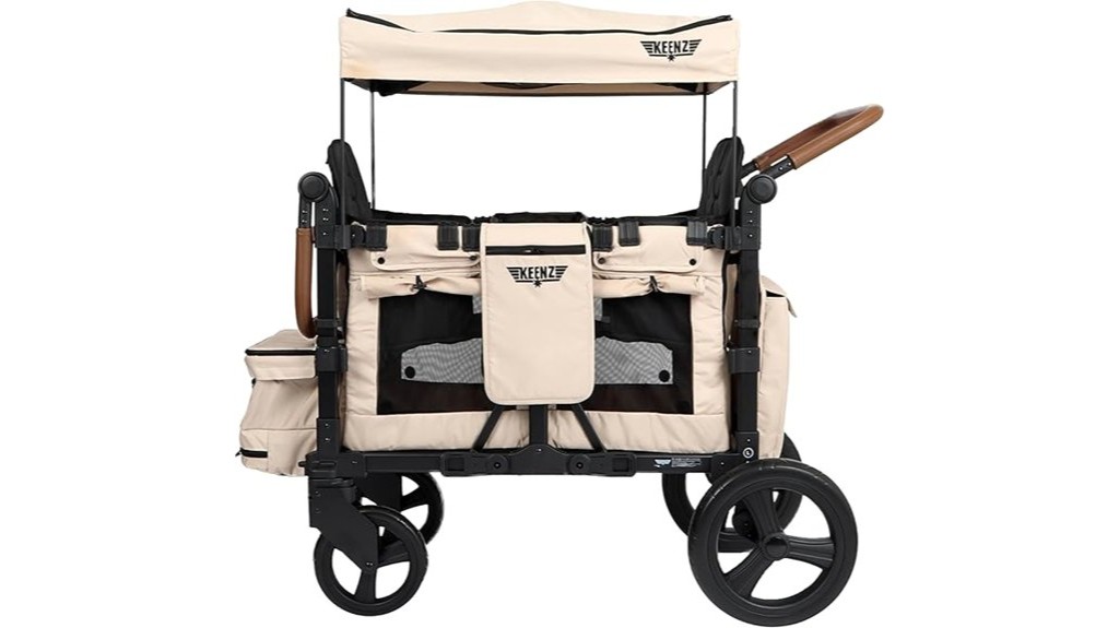 versatile stroller wagon with canopy