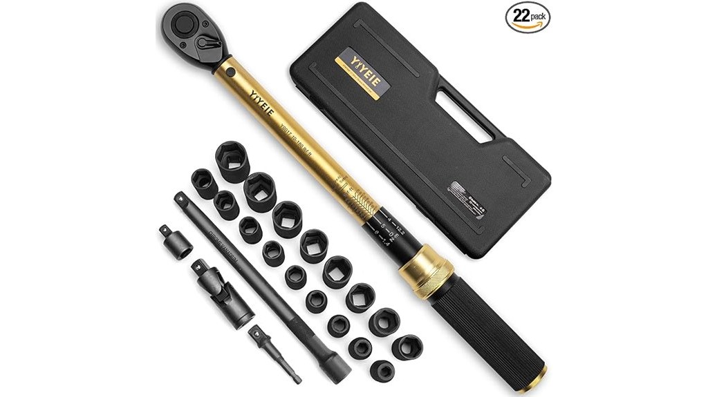 versatile torque wrench set