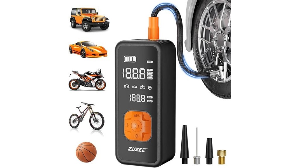 versatile vehicle tire inflation device