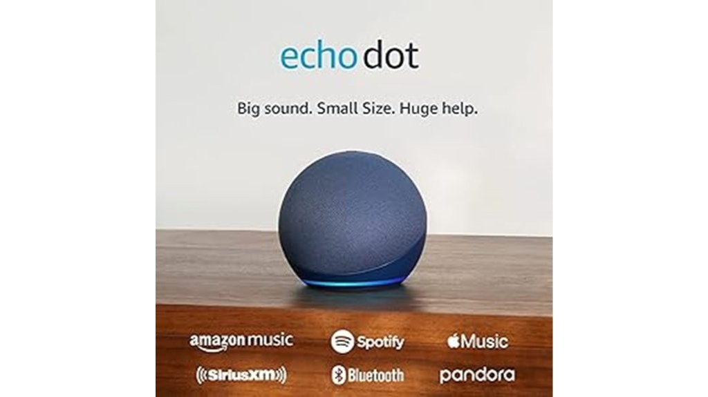 vibrant alexa powered echo dot