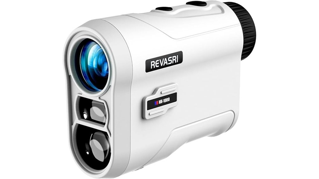 vibrating laser golf range finder