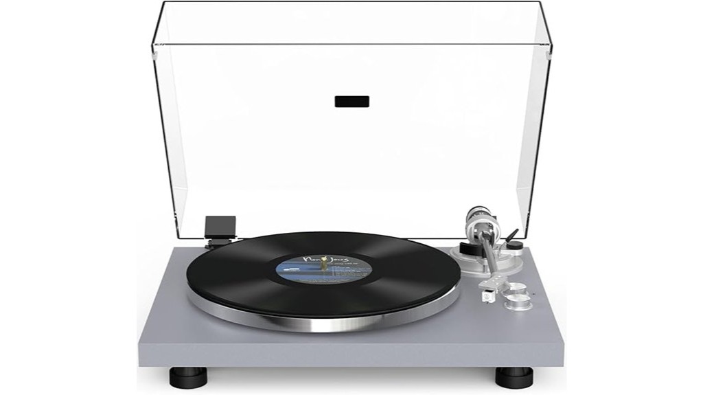 vinyl playback turntable with cartridge