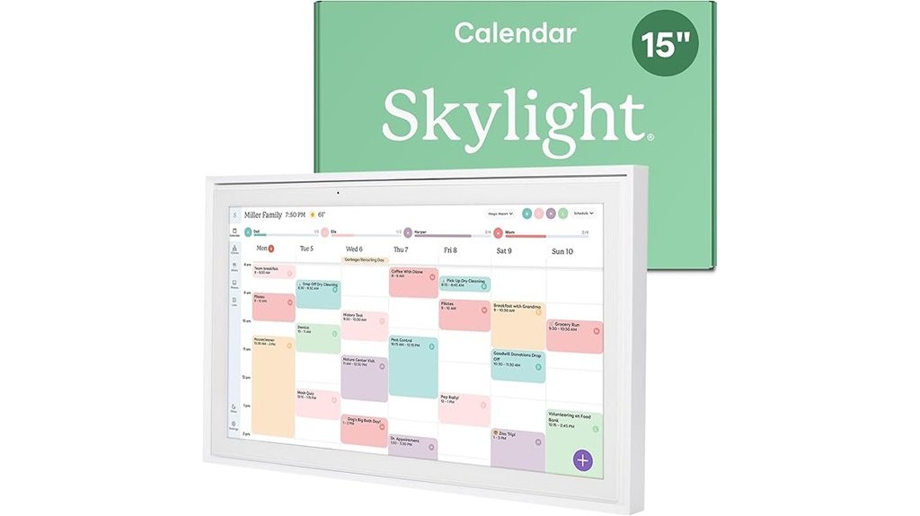 wall mounted digital calendar