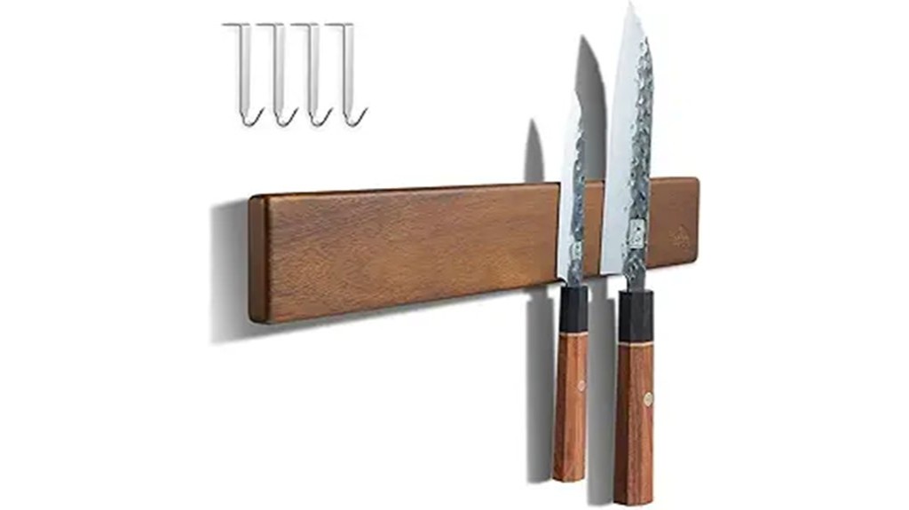 wall mounted magnetic knife holder