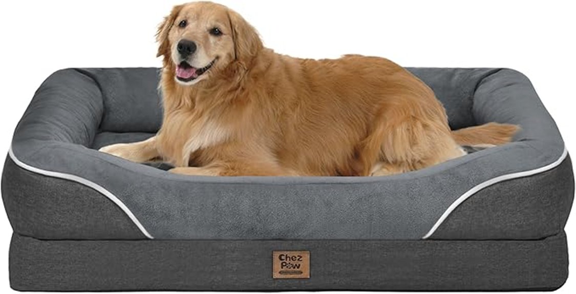 washable orthopedic large dog bed